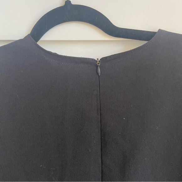 Zara Classic Black Ruffle Hem Dress - Picture 8 of 11